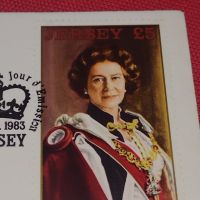 Стар пощенски плик с марки печати Кралство Англия Елизабет втора за КОЛЕКЦИОНЕРИ 44706, снимка 4 - Филателия - 45262529