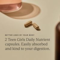 Wild Nutrition Мултивитамини за момичета тийнейджърки, 60 капсули, снимка 2 - Хранителни добавки - 45997889
