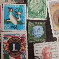 Лепени пощенски марки от Италия, Германия, Япония, Швейцария. , снимка 7 - Филателия - 45202996