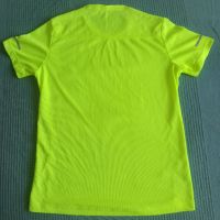 Жълта спортна тениска Adidas climalite (S) като нова 100 % полиестер, снимка 4 - Спортни дрехи, екипи - 45467874
