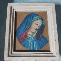 Гоблен,,Дева Мария,,, снимка 1 - Гоблени - 45040302