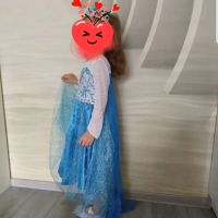 Рокля Елза 5-6 години, снимка 6 - Детски рокли и поли - 45468029