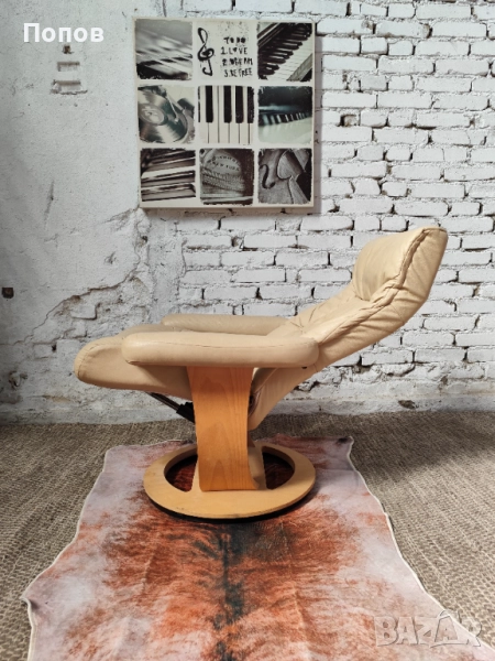 Кожено релакс кресло  La-Z-Boy, снимка 1