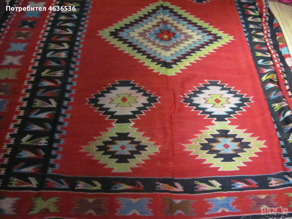 Чипровски килим на 150 години, модел Анадолска кола, снимка 1