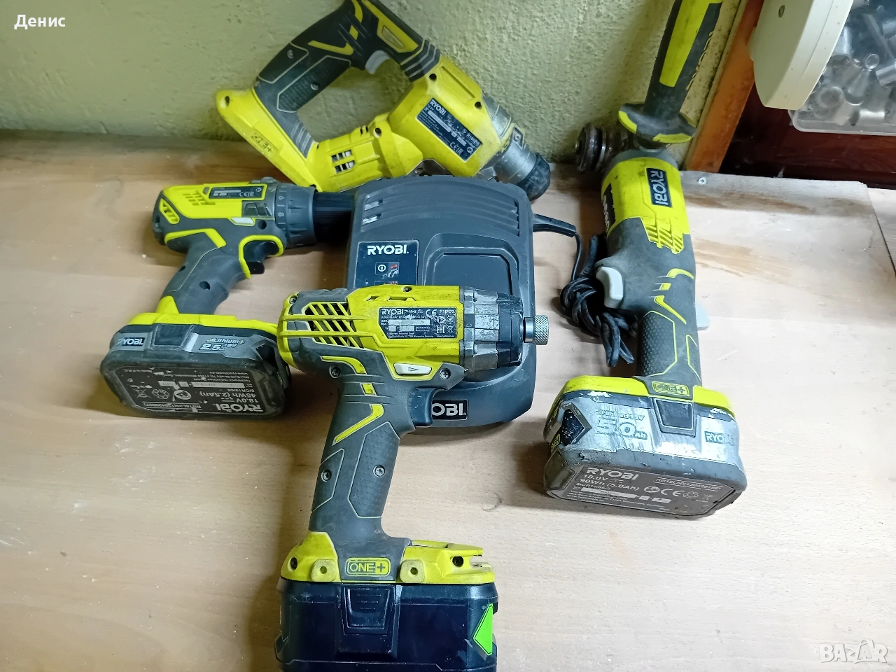 Акумулаторен Комплект RYOBI 18v , снимка 1
