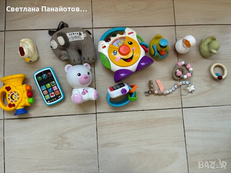Лот от 13 броя бебешки / детски играчки на обща цена, снимка 1