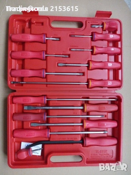 genius 14 броя плоски и кръстати отвертки и 1 рамо made in canada, снимка 1