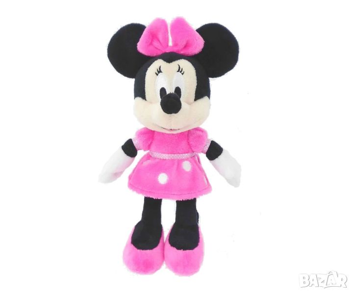 Плюшена играчка - Мини Маус с розова рокличка, 20 см., снимка 1
