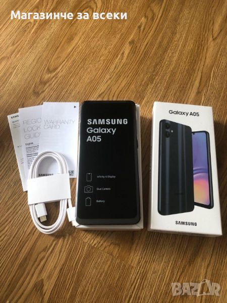 Samsung A05 64Gb 4GB RAM черен, снимка 1