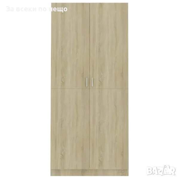Гардероб, дъб сонома, 90x52x200 см, ПДЧ Код P270, снимка 1