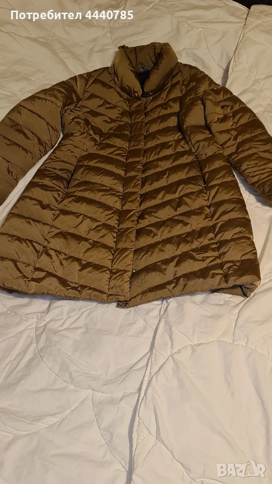 Пухено яке GEOX кафяво- златисто, снимка 1