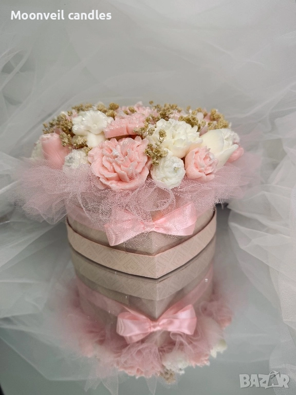 Ароматни букети изработени ръчно от соев восък 🌸, снимка 1