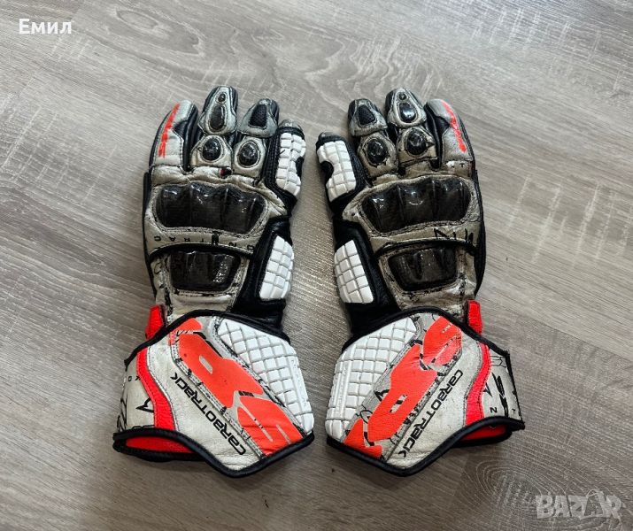 Мото ръкавици Spidi Carbo Track Evo Leather Gloves, Размер 8, снимка 1