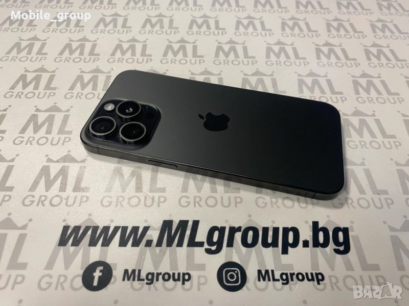 #MLgroup предлага iPhone 15 Pro Max 256GB Black 84%, втора употреба., снимка 1