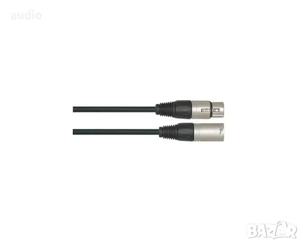 Кабел XLR мъжки - XLR женски 6м, снимка 1