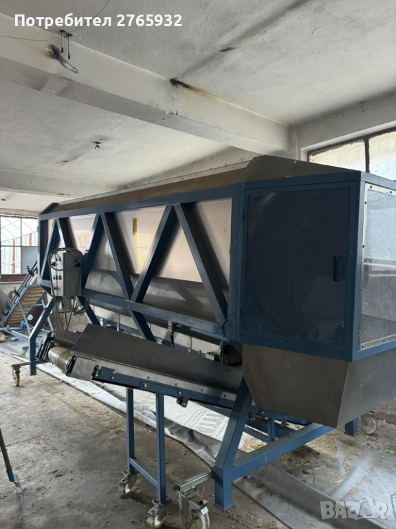 Барабан - поточна линия за отделяне на цвят от билки и подправки, снимка 1