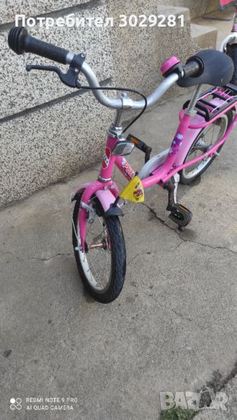 Розово детско колело , снимка 1