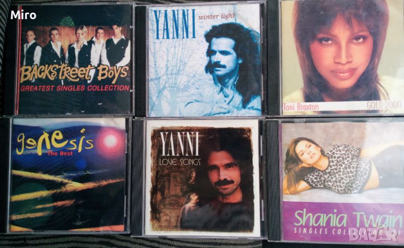 Yanni, Backstreet boys, Genesis, Shania Twain, Toni Braxton,(или замяна), снимка 1