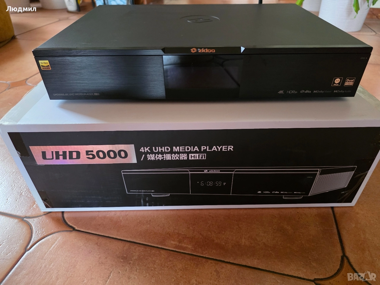 HD Player ZIdoo UHD 5000, снимка 1