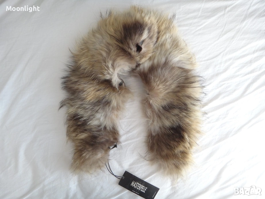 Нова италианска широка яка от лисица естествен косъм, снимка 1