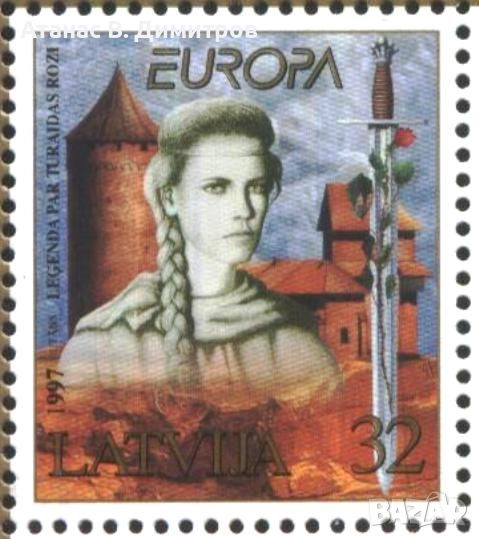 Чиста марка Европа СЕПТ 1997 от Латвия, снимка 1