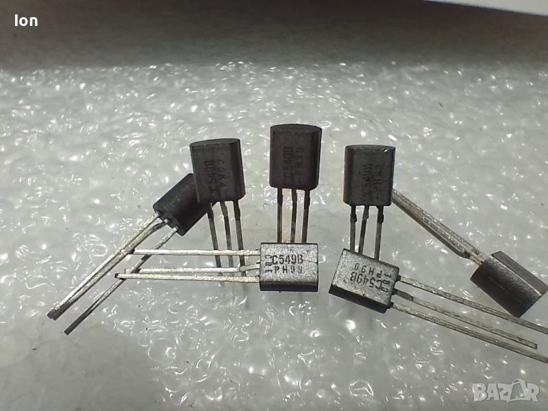 BC549B Philips - npn 30V, 100mA, 500mW, 300MHz - цената е за 100 броя , снимка 1