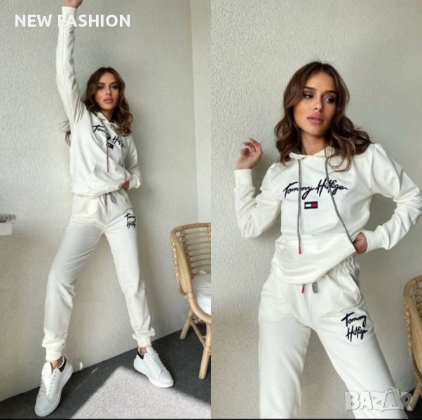 Дамски Памучен Комплект -лого Бродирано ✨ Tommy Hilfiger , снимка 1
