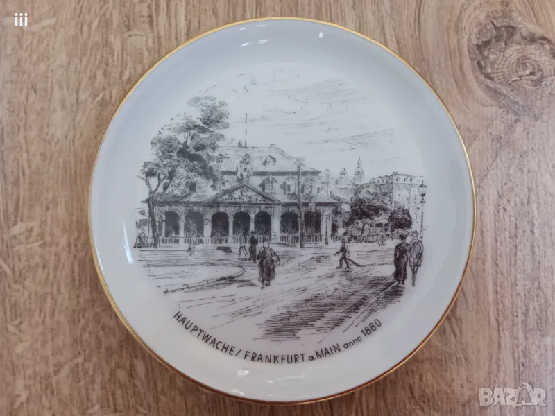 Порцеланова чинийка - колекционерска чиния - немски порцелан, снимка 1