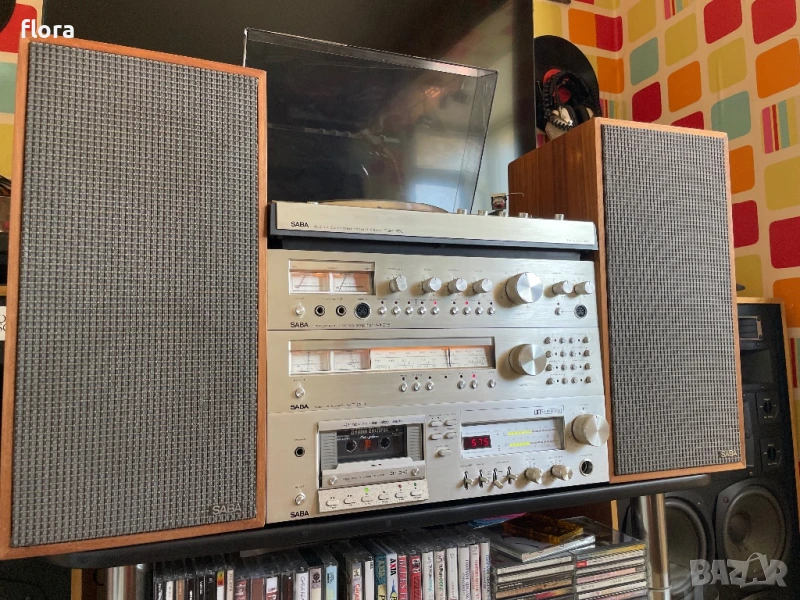 Винтидж сет SABA в топ състояние , снимка 1