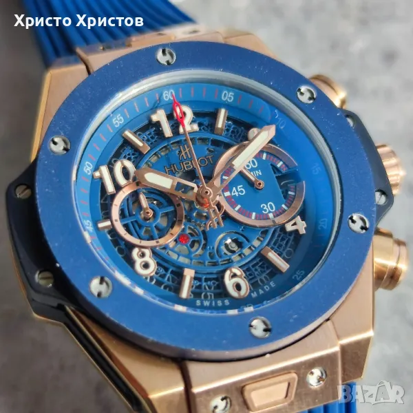 HUBLOT Мъжки луксозен часовник HUBLOT Unico Vendome Collection , снимка 1