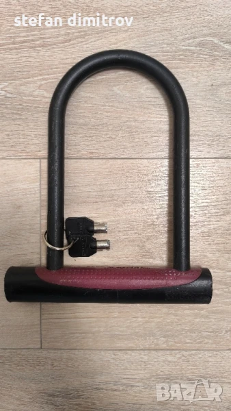 Trelock cops - U-образна ключалка - Черна , снимка 1