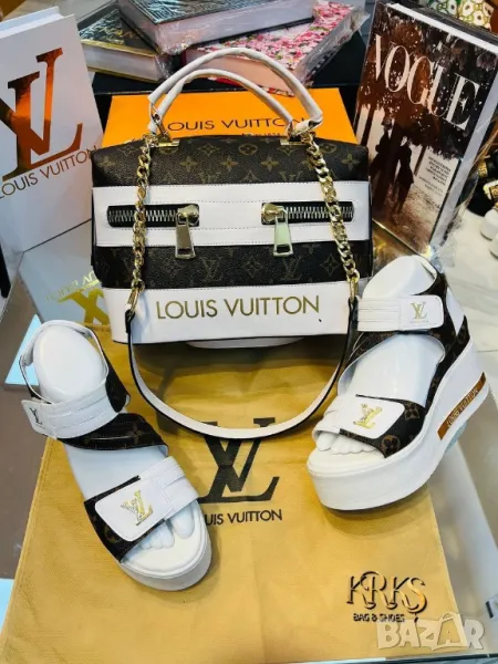 дамски сандали и чанта louis vuitton , снимка 1