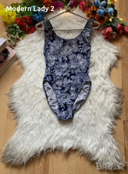 Цял бански на цветя, снимка 1