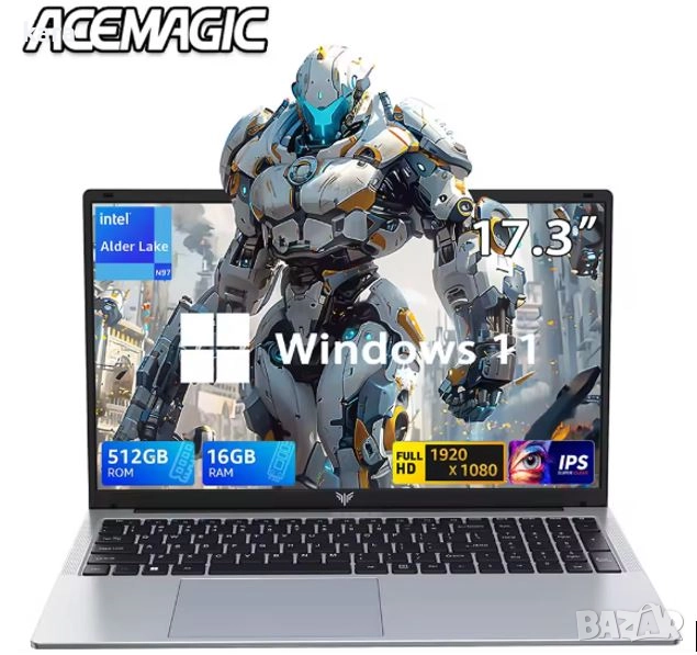 17,3-инчов лаптоп ACEMAGIC AX17, снимка 1