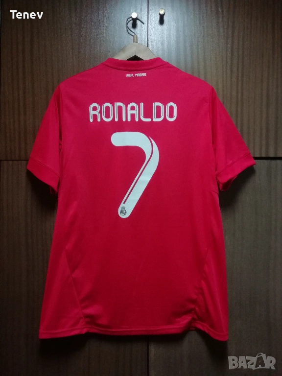 Real Madrid Cristiano Ronaldo Adidas оригинална тениска фланелка екип Реал Мадрид Роналдо червен, снимка 1
