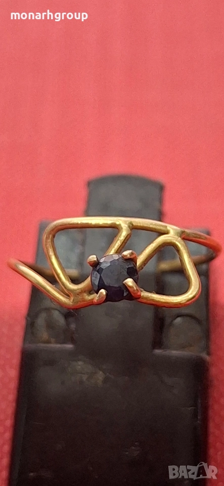 Златен пръстен 18 к, снимка 1