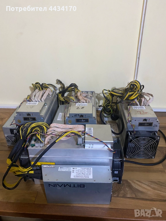 4× Bitmain Antminer L+ / L++ – работещи, цени в описанието, снимка 1