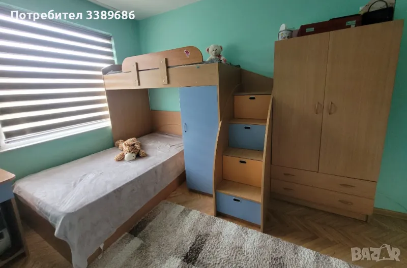 Двуетажно легло за детска стая, снимка 1