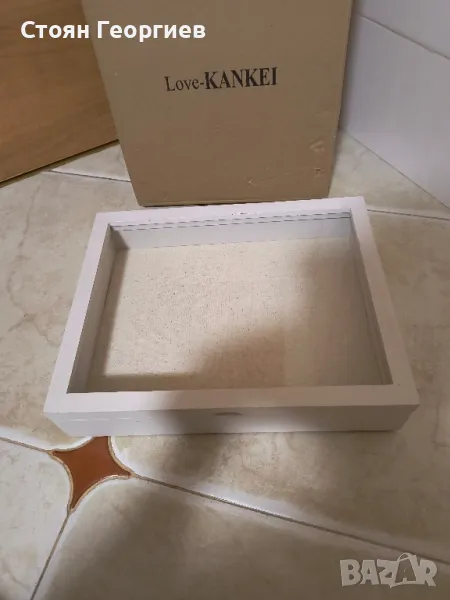 Чисто нова дървена кутия 35по28см , снимка 1