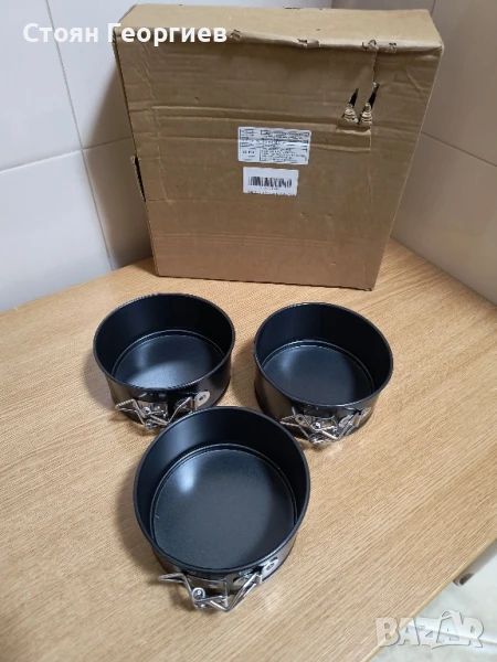 3 броя чисто нови форми за чийзкейк , снимка 1