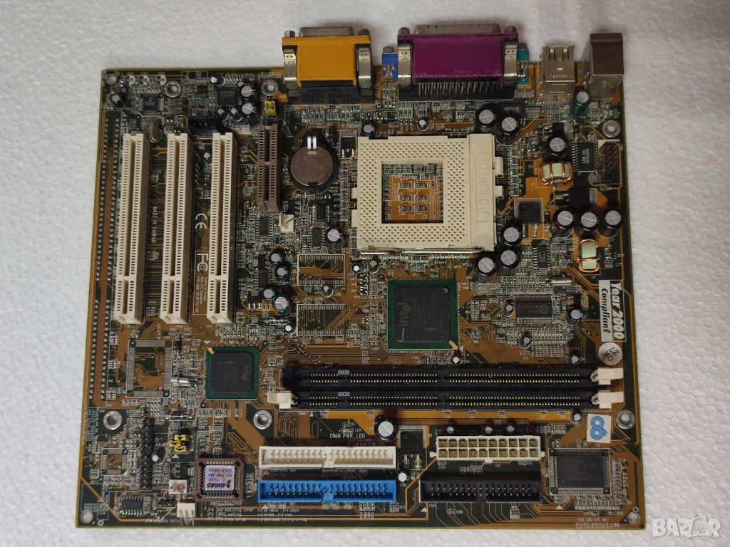 Платка дънно от стар компютър, снимка 1