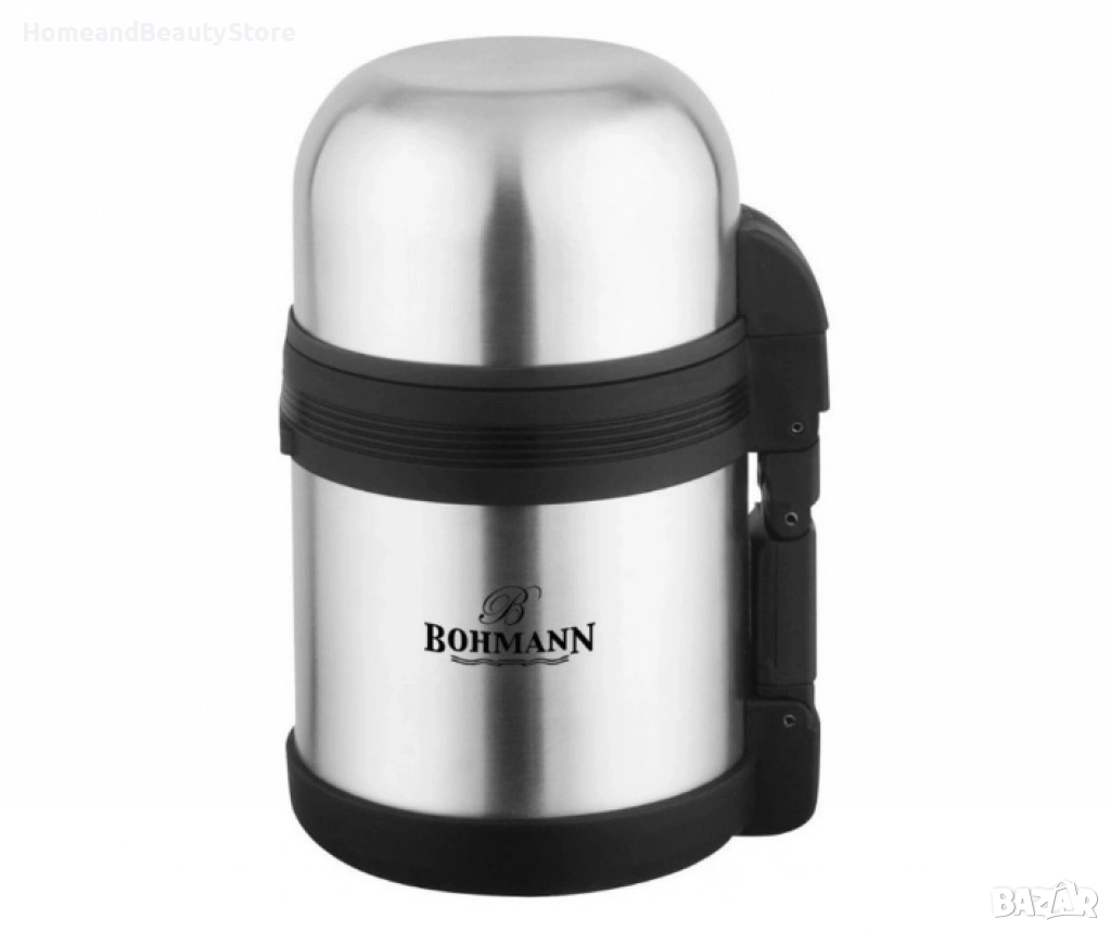Термос за храна Bohmann, 1 литър, Неръждаема стомана, снимка 1