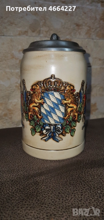 Уникална немска колекционерска халба за бира , снимка 1