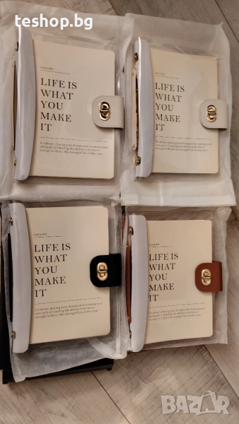 Луксозен тефтер в 3 цвята за подарък, снимка 1