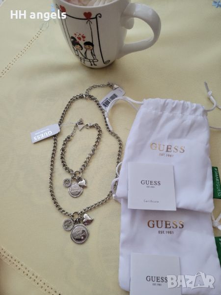 Guess комплект от колие и гривна, снимка 1