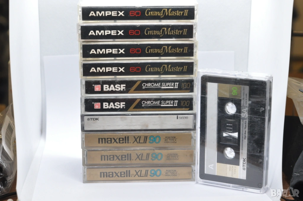 Аудио касети хромдиоксид - BASF, TDK, Maxell, Ampex, снимка 1