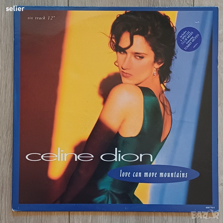 Céline Dion ‎– Love Can Move Mountains Maxi Single 12 Издание 🇬🇧 UK 1992г Състояние на винила:като, снимка 1