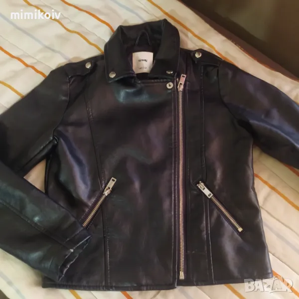 Кожено яке размер 134-140, снимка 1