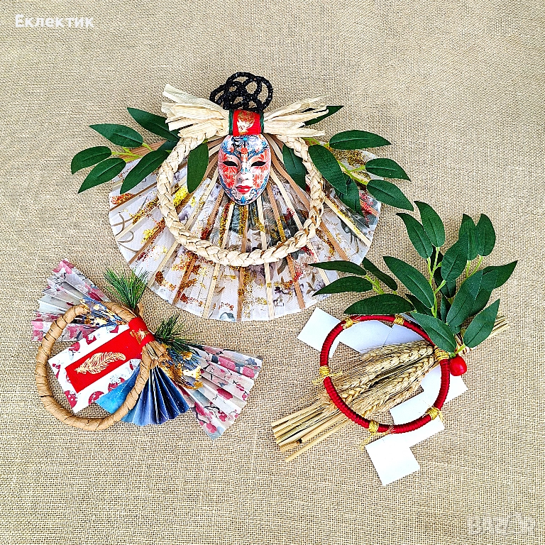 Шимеказари, традиционна японска новогодишна украса, снимка 1