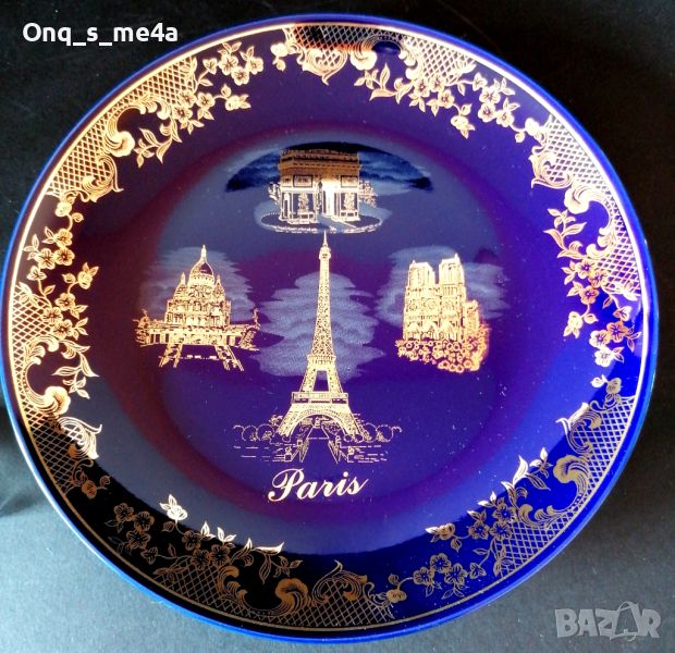 Декоративна чиния Париж, снимка 1